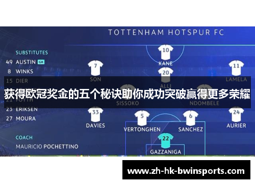 获得欧冠奖金的五个秘诀助你成功突破赢得更多荣耀